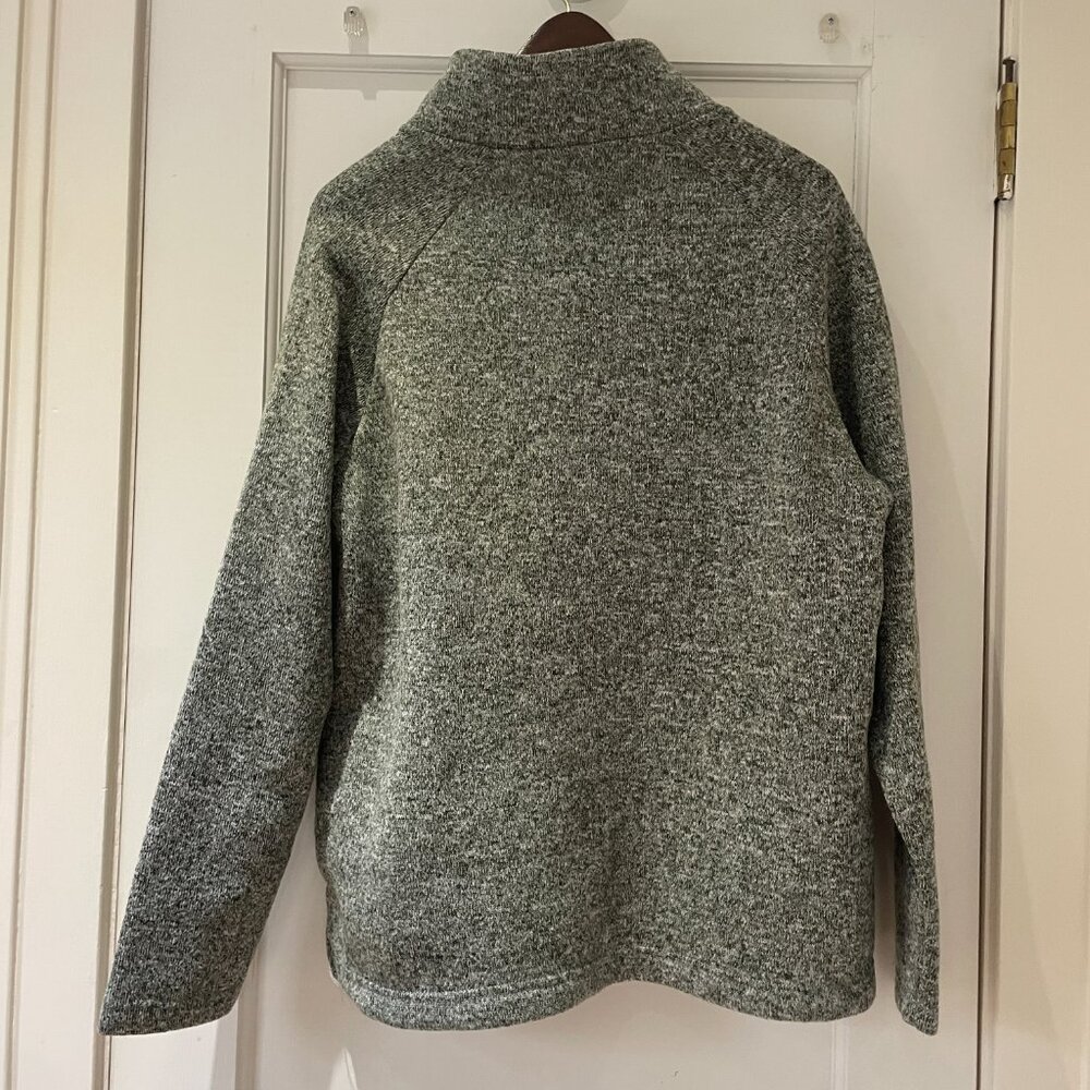 Eddie Bauer Sweater Three Snap-On Button Mock Neck Size Large - Picture 5 of 11